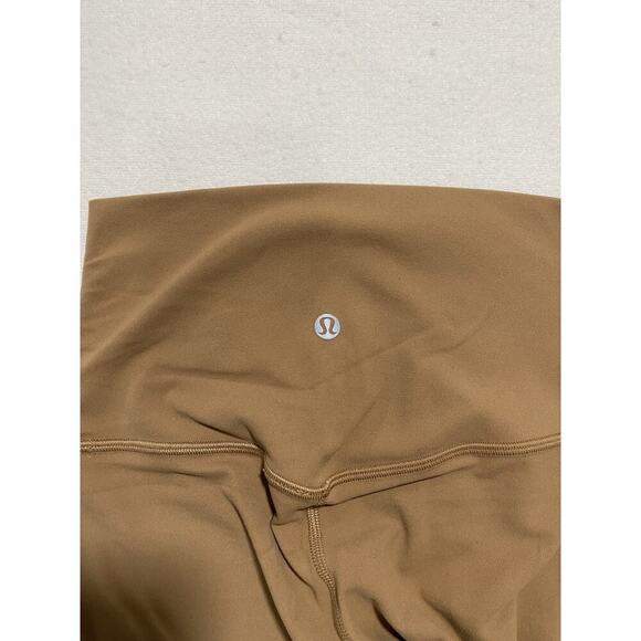Lululemon Align Pant 28” Leggings Size 2 Brown Camel Tan High Rise Yoga Pants - Picture 8 of 10